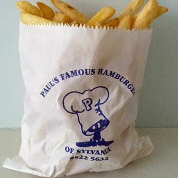 Paul's Famous Hamburgers - Large chips with chicken salt - Fast Food Near Me - Sylvania, NSW