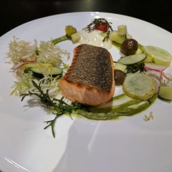 Mercantile - The Arctic char dinner entree. - New American Near Me - Denver, Colorado Mercantile - The Arctic char dinner entree. - New American Near Me - Denver, Colorado