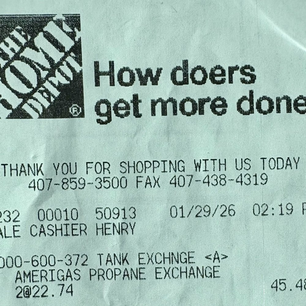The Home Depot - Propane exchange just $22.74, January 2026. - Nurseries & Gardening Near Me - Orlando, Florida The Home Depot - Propane exchange just $22.74, January 2026. - Nurseries & Gardening Near Me - Orlando, Florida