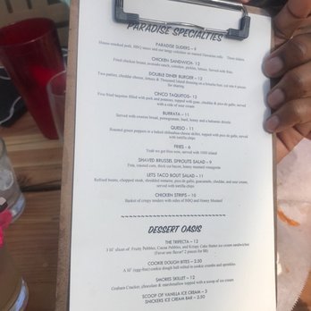 Paradise Park - Drink menu - Pizza Near Me - Chicago, Illinois Paradise Park - Drink menu - Pizza Near Me - Chicago, Illinois
