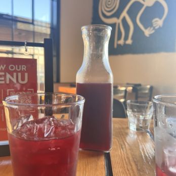 El Mono - Chicha morada pitcher - Peruvian Near Me - Berkeley, California El Mono - Chicha morada pitcher - Peruvian Near Me - Berkeley, California