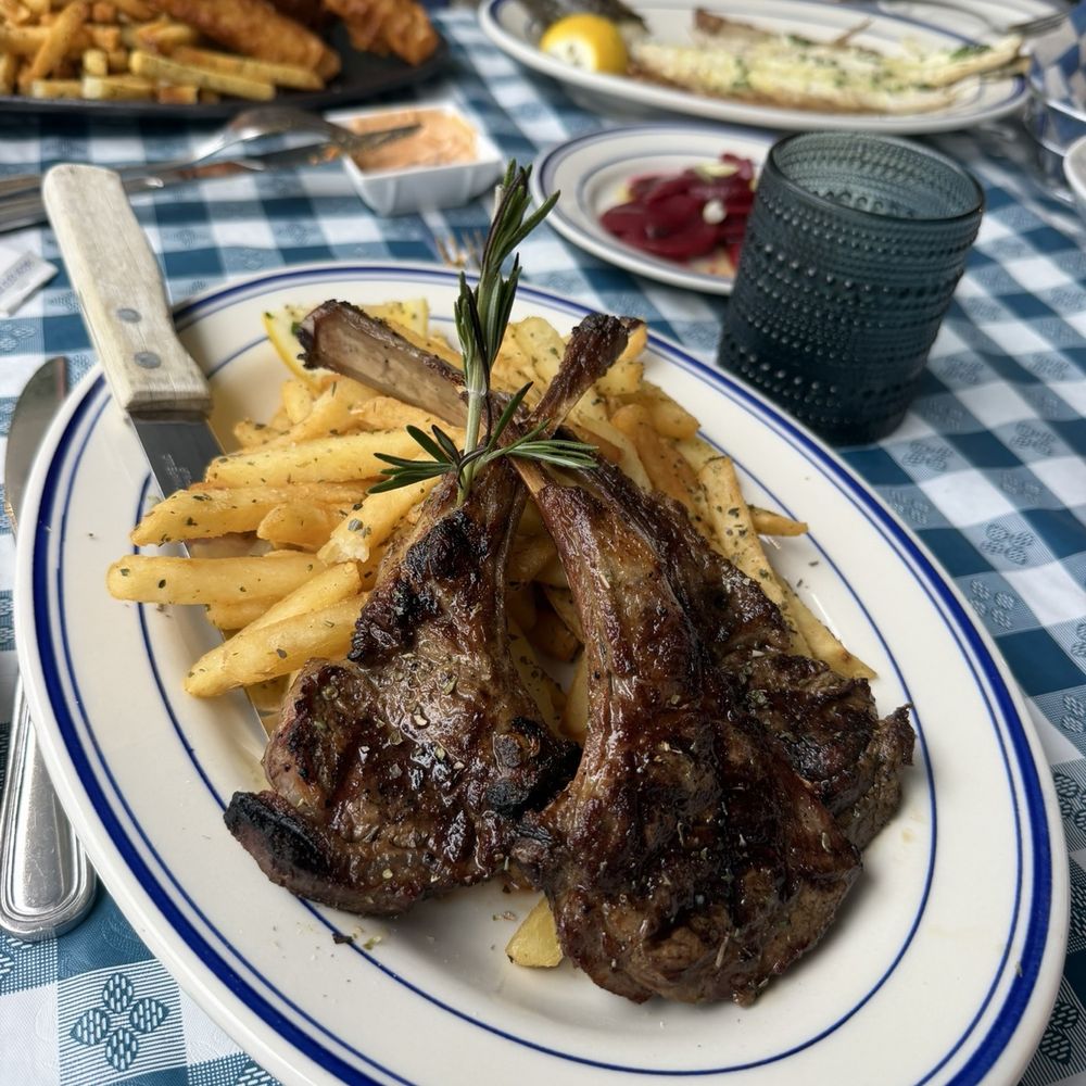 Psaraki - LAMB CHOPS - Greek Near Me - Brooklyn, New York Psaraki - LAMB CHOPS - Greek Near Me - Brooklyn, New York