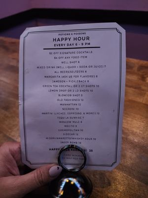 Menu photo 4 Potions & Poisons Los Angeles, CA Menu photo 4 Potions & Poisons Los Angeles, CA