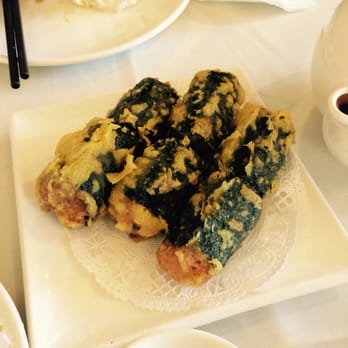 Capital Seafood - Fried shrimp and pork seaweed roll. TOO GREASY! - Dim Sum Near Me - Arcadia, California Capital Seafood - Fried shrimp and pork seaweed roll. TOO GREASY! - Dim Sum Near Me - Arcadia, California