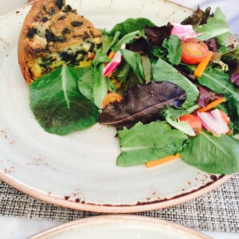 FIG Restaurant - Spinach and cheese quiche - Bars Near Me - Santa Monica, California