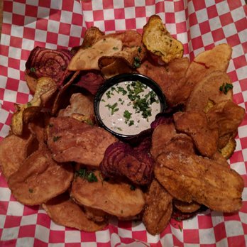 The Bay Bar & Grille - House Made Chips & Onion Dip - Great - Bars Near Me - Bozeman, Montana