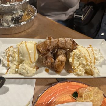 Abington Ale House - Apple Eggroll with vanilla ice cream and whipped cream - Bars Near Me - Abington, Massachusetts