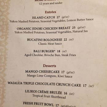 Bali Oceanfront - Kids menu - Seafood Near Me - Honolulu, Hawaii Bali Oceanfront - Kids menu - Seafood Near Me - Honolulu, Hawaii