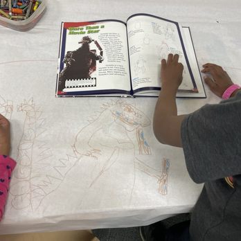 Old Town Newhall Library - In the kids area they have this big butcher paper where the kids can draw freely. - Libraries Near Me - Santa Clarita, California