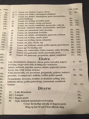 Menu photo 3 Di Minutte Copenhagen, 84