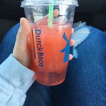 Dutch Bros Coffee - Medium blended strawberry+pomegranate rebel - Coffee & Tea Near Me - Forest Grove, Oregon Dutch Bros Coffee - Medium blended strawberry+pomegranate rebel - Coffee & Tea Near Me - Forest Grove, Oregon