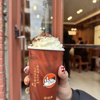 ChaHalo - Black Milk Tea Frappe - Bubble Tea Near Me - Long Island City, New York ChaHalo - Black Milk Tea Frappe - Bubble Tea Near Me - Long Island City, New York