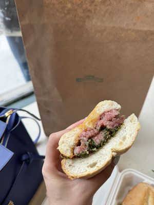 BEAR Steak Sandwiches by null