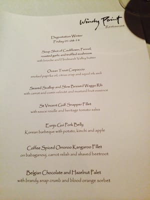 Menu photo 1 Windy Point Restaurant Adelaide, SA