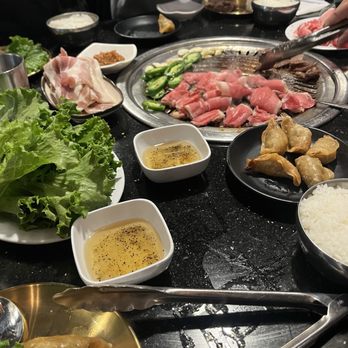 Jong Ga House - Lettuce, brisket, LA Short Rib Raw 1 lb, potsticker - Korean Near Me - Oakland, California