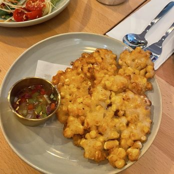 Arom Dee Thai - Corn Fritter - Thai Near Me - Brooklyn, New York Arom Dee Thai - Corn Fritter - Thai Near Me - Brooklyn, New York