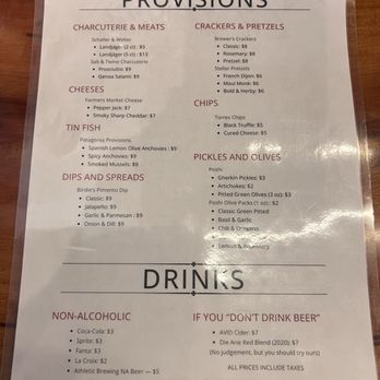 Bristlecone Brewing Company - 4/8/26 FYI. Menu - Breweries Near Me - Reno, Nevada