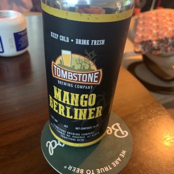 Tombstone Brewing Company - Mango Berliner - Breweries Near Me - Tombstone, Arizona