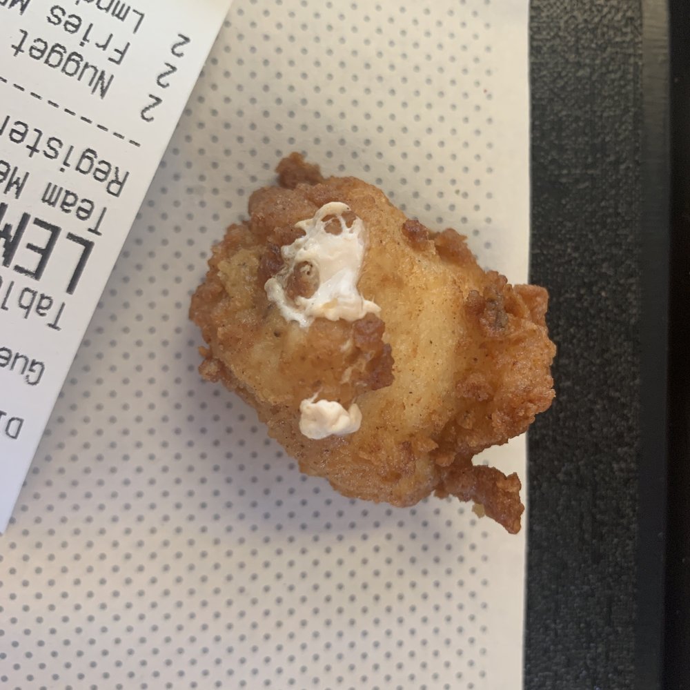 Chick-fil-A - Gum stuck to nugget at brick chick fil a - Fast Food Near Me - Brick, New Jersey Chick-fil-A - Gum stuck to nugget at brick chick fil a - Fast Food Near Me - Brick, New Jersey