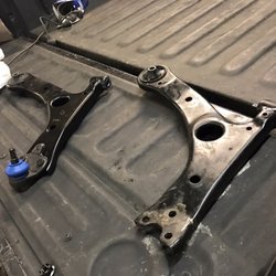 All About Auto Repair & Detailing - Replacing the lower control arm on a 2014 corolla s
