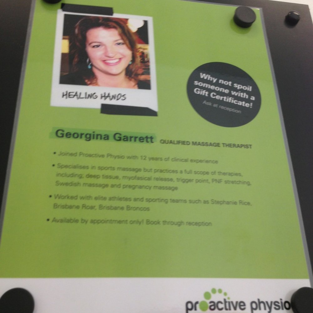 Proactive Physiotherapy & Pilates - The deets on Georgie! - Physical Therapy Near Me - Windsor, QLD