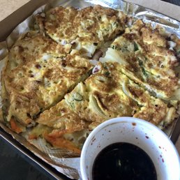 Seafood pancake
