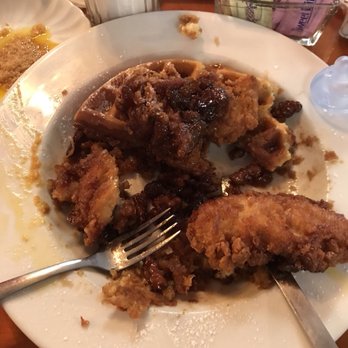 Debi's Restaurant - Don't get the chicken and waffles :-/. Chicken was rubbery and over cooked. Can tell it was cooked a lot earlier in the day. - American Near Me - Savannah, Georgia Debi's Restaurant - Don't get the chicken and waffles :-/. Chicken was rubbery and over cooked. Can tell it was cooked a lot earlier in the day. - American Near Me - Savannah, Georgia