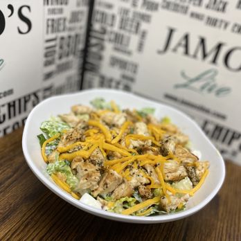 Jamo’s Live - a bowl of chicken salad - Sports Bars Near Me - Mokena, Illinois