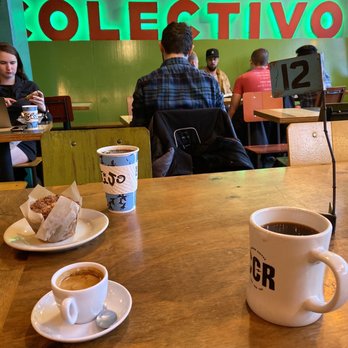 Colectivo Coffee State St - Coffee, espresso, cinnamon and brown sugar muffin. - Coffee & Tea Near Me - Madison, Wisconsin