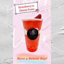 Bobalé Tea House - Strawberry lovers can't say no to it