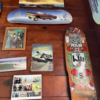 Maxine's Cafe - New decor!  Many signed skateboards from the legends of Dogtown. - Breakfast & Brunch Near Me - Los Angeles, California