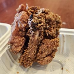 Garden Island Café - Delicious a la carte crispy fried chicken.