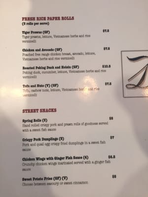 Menu photo 3 District 1 Fortitude Valley, QLD