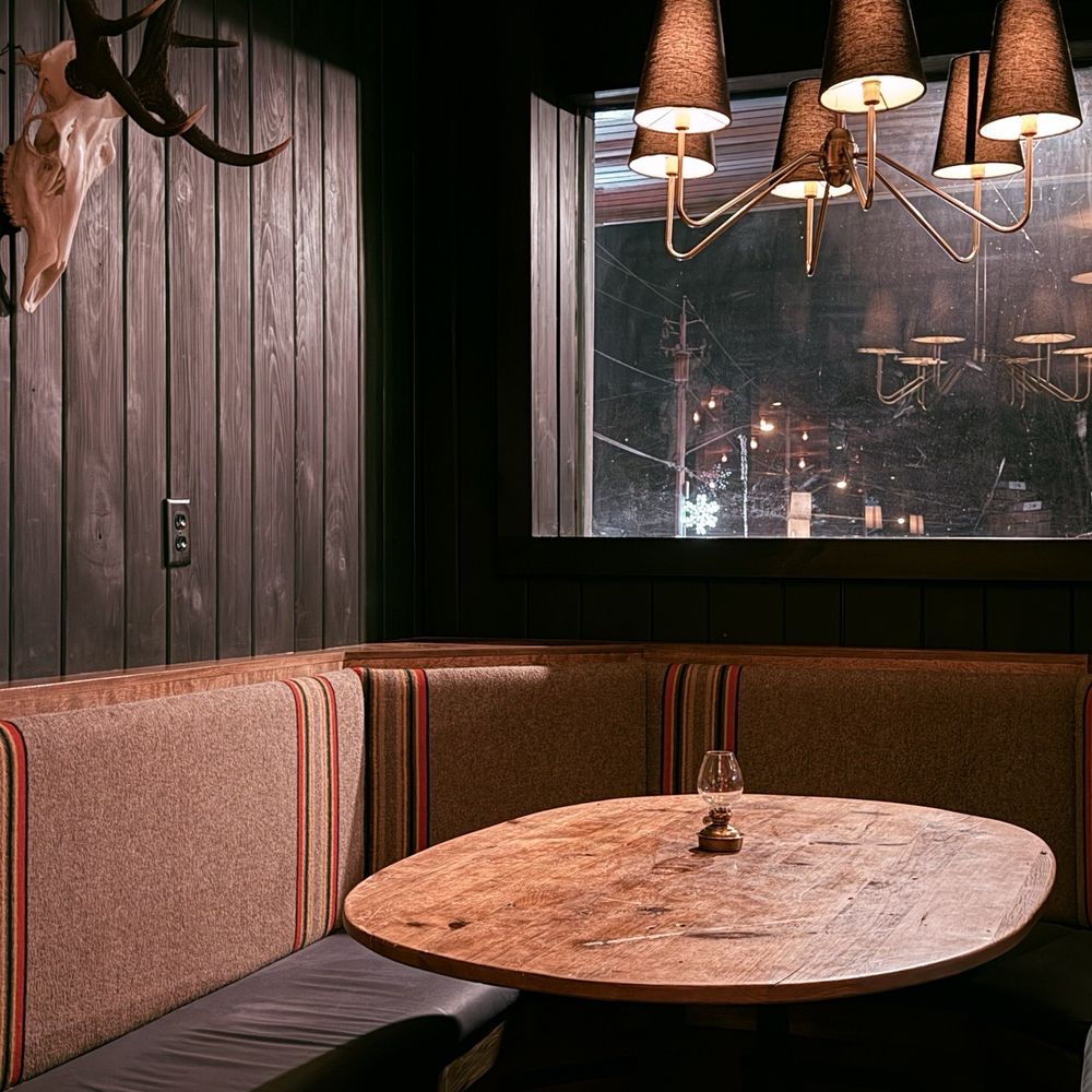 Inside seating! Inside seating!