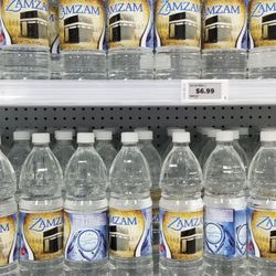 Memon Supermarket - Holy water for sale.