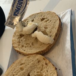 Cream cheese bagel Cream cheese bagel