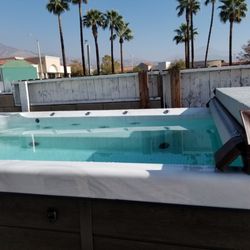 Secard Pools & Spas - There is nothing like being able to come out back and soaking or working out in the spa. Has worked wonders for my back and knee pain.