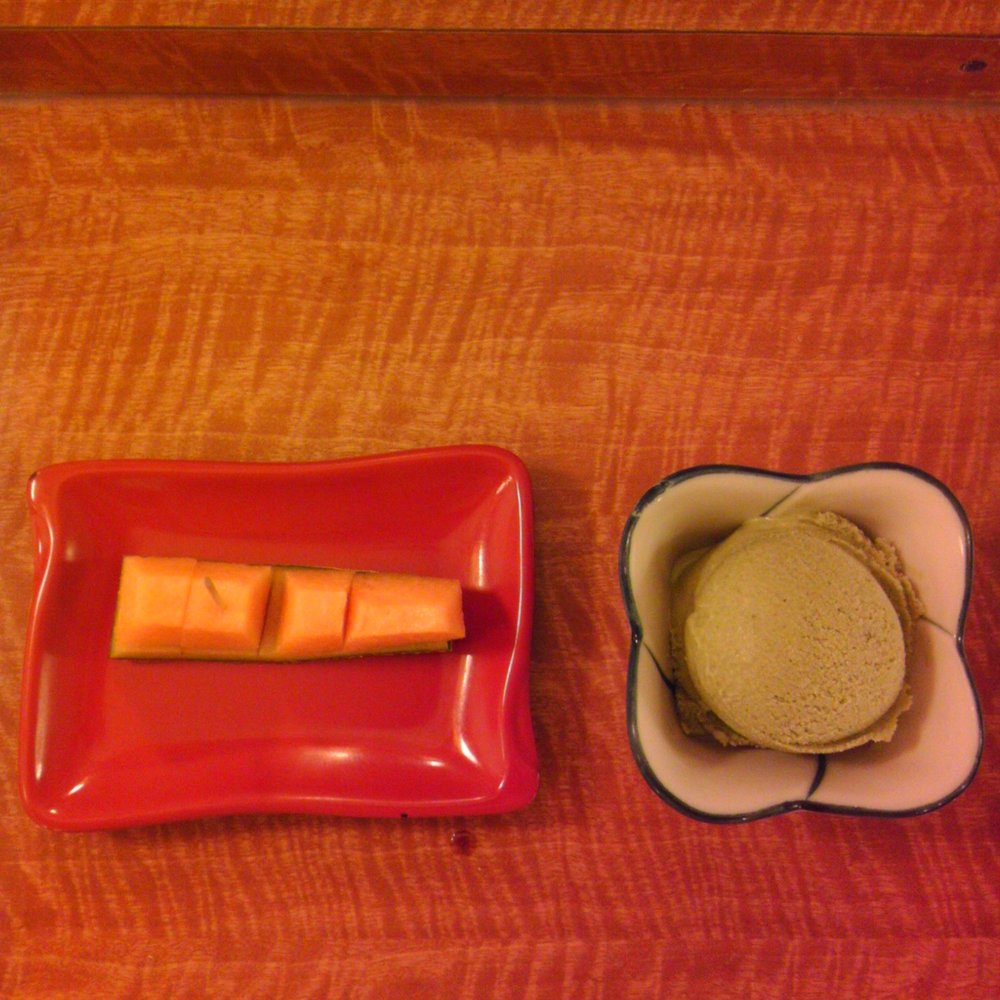 Aji-Nippon Restaurant - Green tea ice cream,  cantelope - Japanese Near Me - Bethesda, Maryland