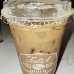 Butterscotch decaf iced coffee. Butterscotch decaf iced coffee.