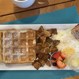 Belgium Belgian Waffles & 2 Eggs