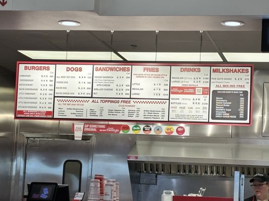 Menu photo 1 Five Guys Hagerstown, MD
