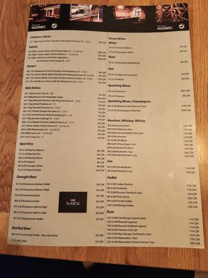 Menu photo 3 Restaurace Husinec Prague, PR