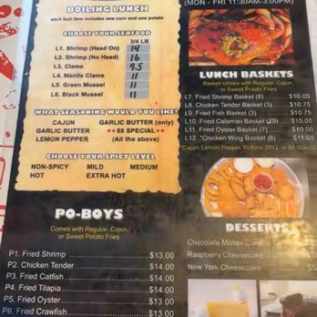 Pier 88 Boiling Seafood & Bar Mesa - Menu - Seafood Near Me - Mesa, Arizona Pier 88 Boiling Seafood & Bar Mesa - Menu - Seafood Near Me - Mesa, Arizona