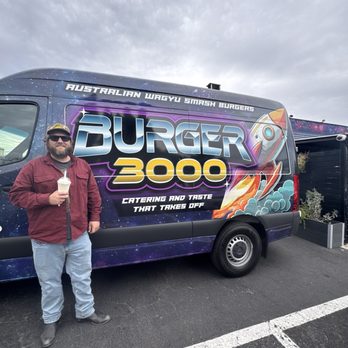 Burger 3000 - Bomb Vanilla Shake on the house! Thankful, Grateful and FULL! - Burgers Near Me - Chatsworth, California
