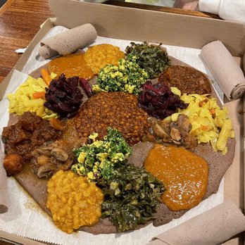 Bunna Cafe - Feast for 2 Combo - Ethiopian Near Me - Brooklyn, New York Bunna Cafe - Feast for 2 Combo - Ethiopian Near Me - Brooklyn, New York