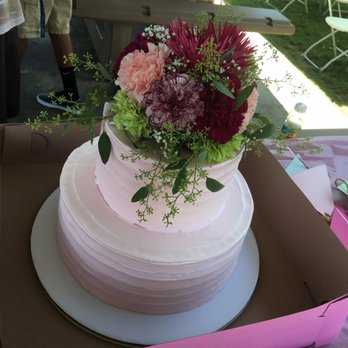 Katy's Bakery - Beautiful baby shower cake and great service! Thank you! *Floral arrangement added by me. - Bakeries Near Me - Long Beach, California Katy's Bakery - Beautiful baby shower cake and great service! Thank you! *Floral arrangement added by me. - Bakeries Near Me - Long Beach, California