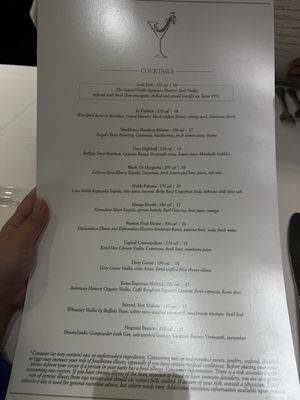 Menu photo 6 The Capital Grille Miami, FL