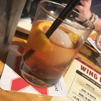 Twin Peaks - Happy hour special. Bullet old fashion. Pretty strong! - Sports Bars Near Me - Webster, Texas Twin Peaks - Happy hour special. Bullet old fashion. Pretty strong! - Sports Bars Near Me - Webster, Texas