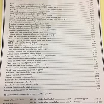 ALIDORO - The menu. - Specialty Food Near Me - New York, New York ALIDORO - The menu. - Specialty Food Near Me - New York, New York