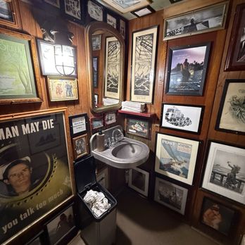 The Boat House - Upstairs bathroom. Even that had its own vibe! - Bars Near Me - Lambertville, New Jersey The Boat House - Upstairs bathroom. Even that had its own vibe! - Bars Near Me - Lambertville, New Jersey